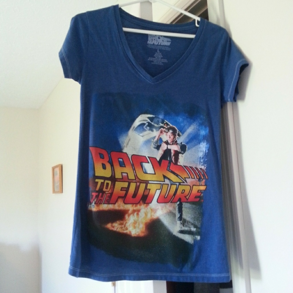 Back to the future Marty Mcfly T shirt. Juniors Small.